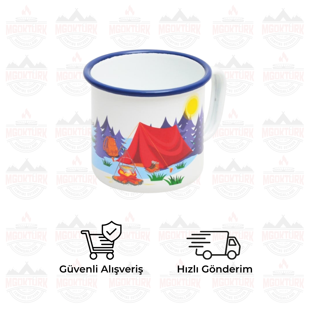 CAMPOUT EMAYE KUPA BEYAZ ÇADIR