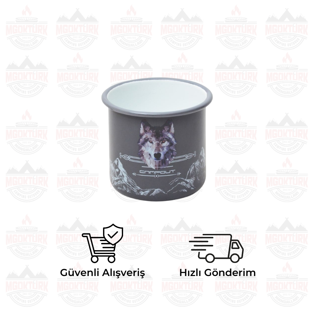CAMPOUT EMAYE KUPA GRİ