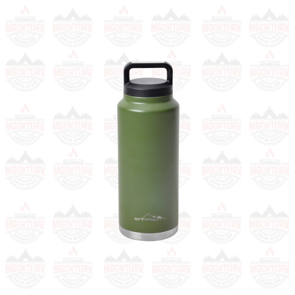 ÇİFT KATMANLI TERMOS YEŞİL 1000 ML