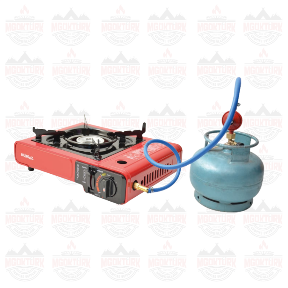 TEKLİ PORTATİF OCAK KIRMIZI