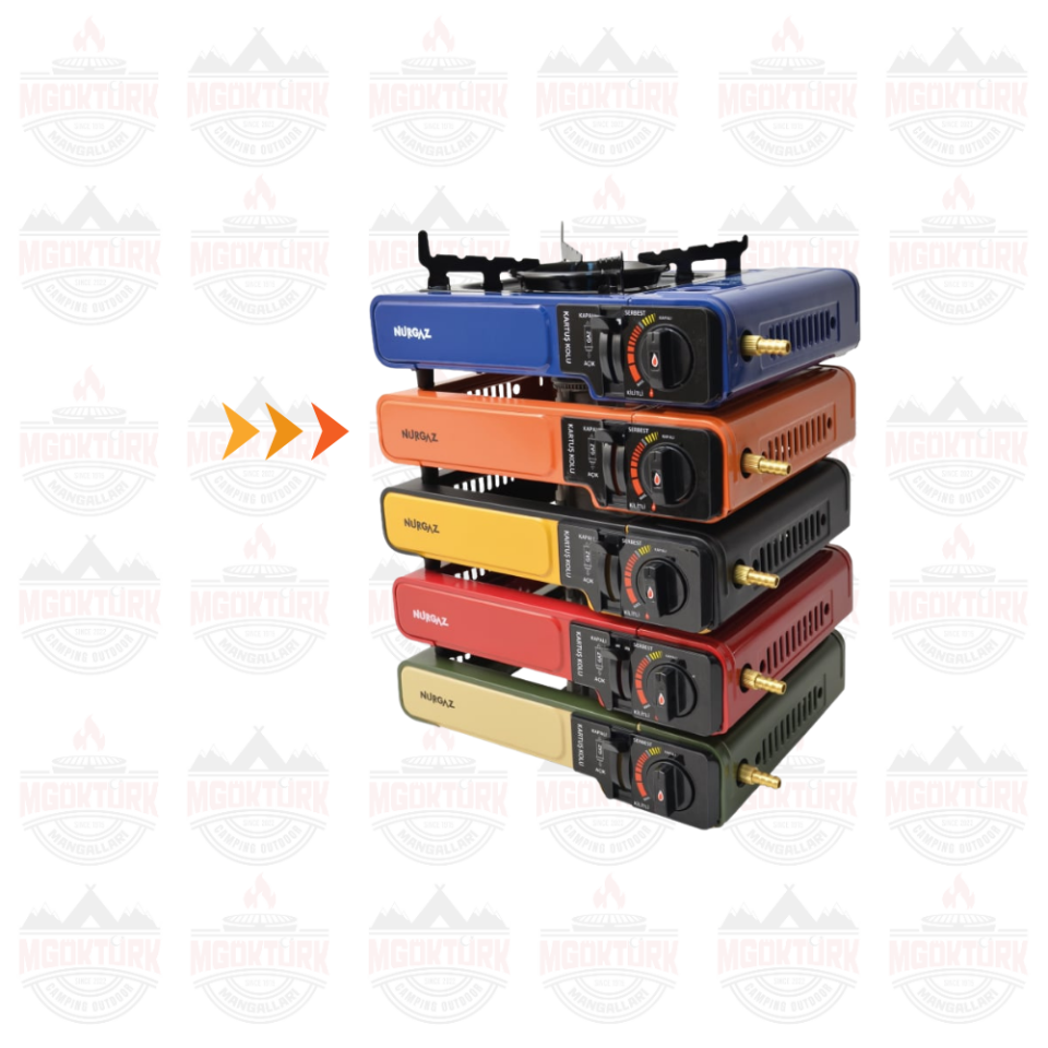 TEKLİ PORTATİF OCAK TURUNCU