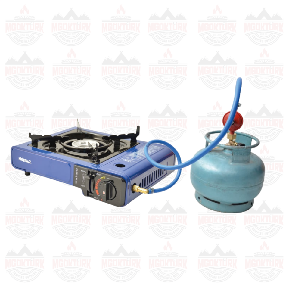 TEKLİ PORTATİF OCAK MAVİ