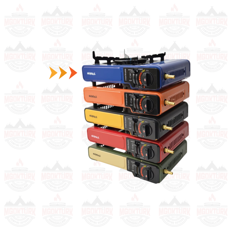 TEKLİ PORTATİF OCAK MAVİ