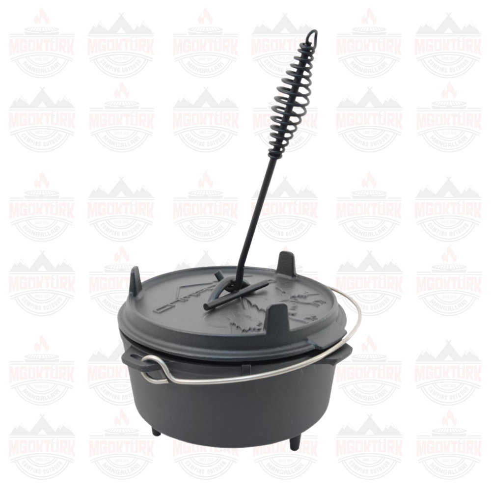 12 INCH EMAYE KAPLI DÖKÜM TENCERE