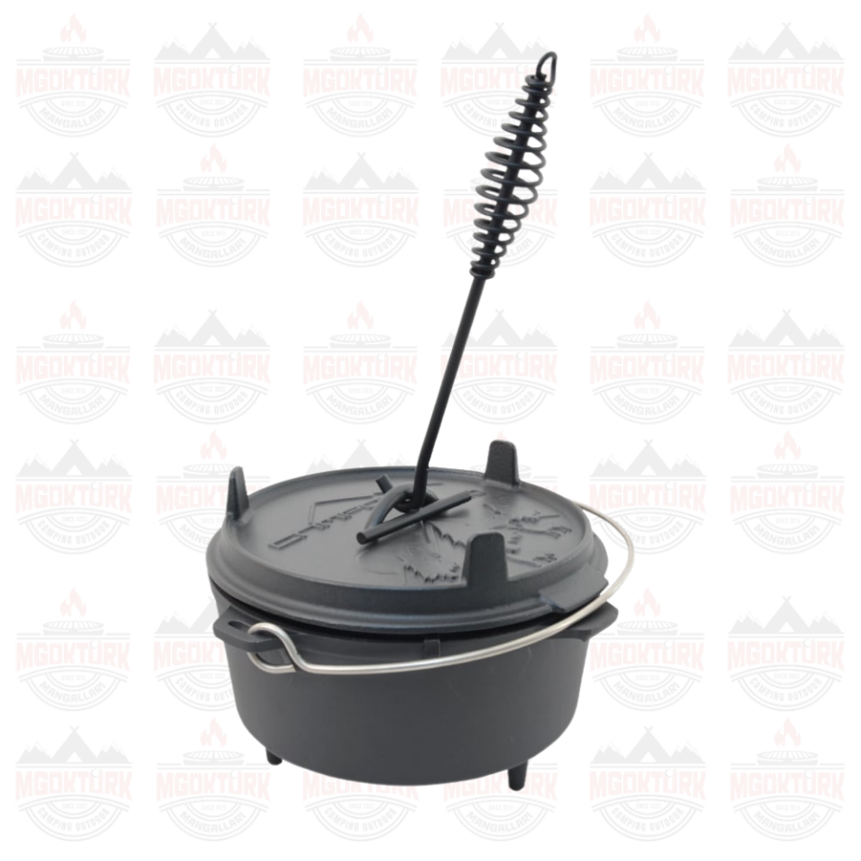 12 INCH EMAYE KAPLI DÖKÜM TENCERE