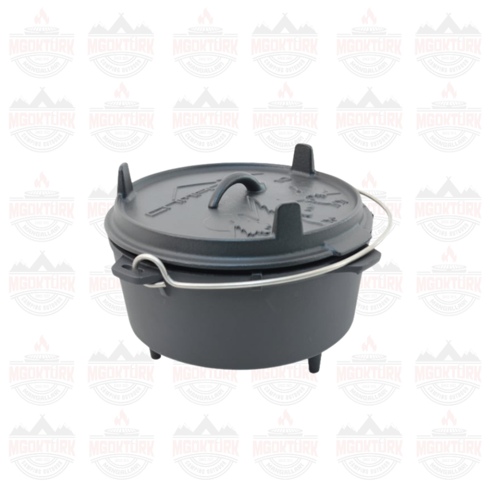 12 INCH EMAYE KAPLI DÖKÜM TENCERE