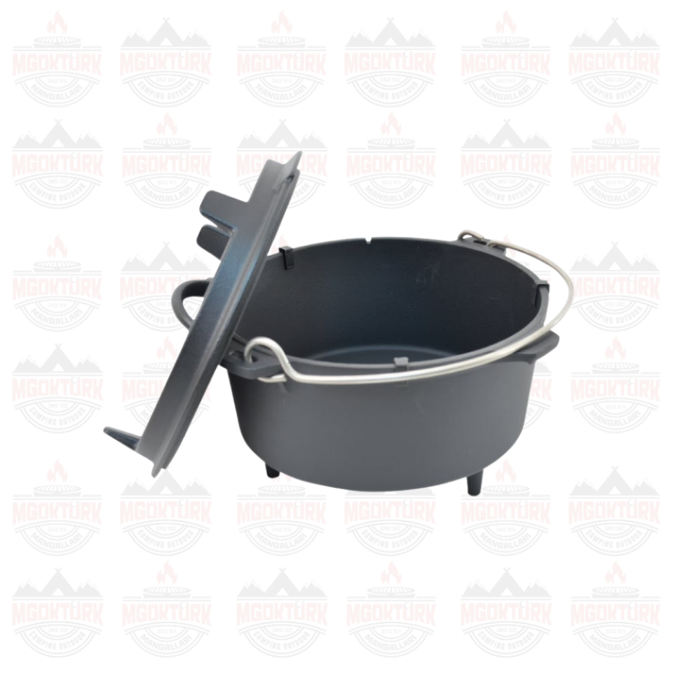 10 INCH EMAYE KAPLI DÖKÜM TENCERE