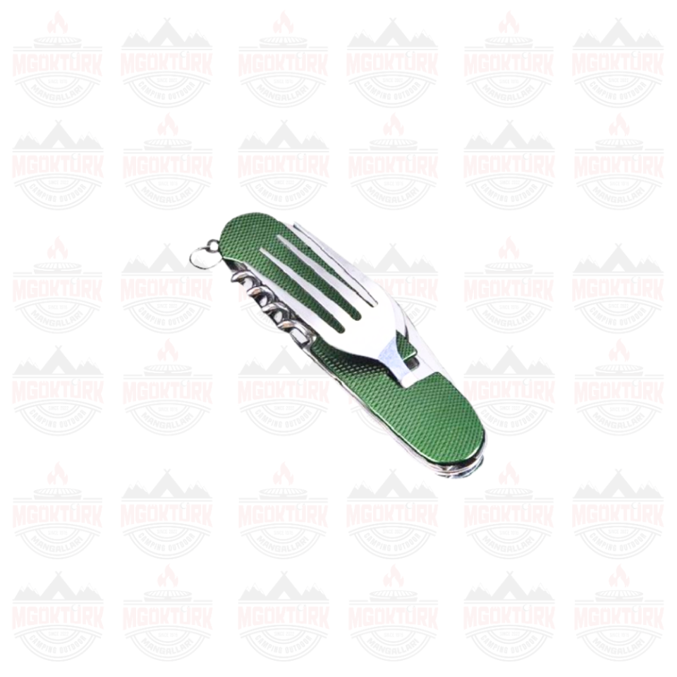 KATLANIR KAŞIK ÇATAL TİRBUŞON YEŞİL