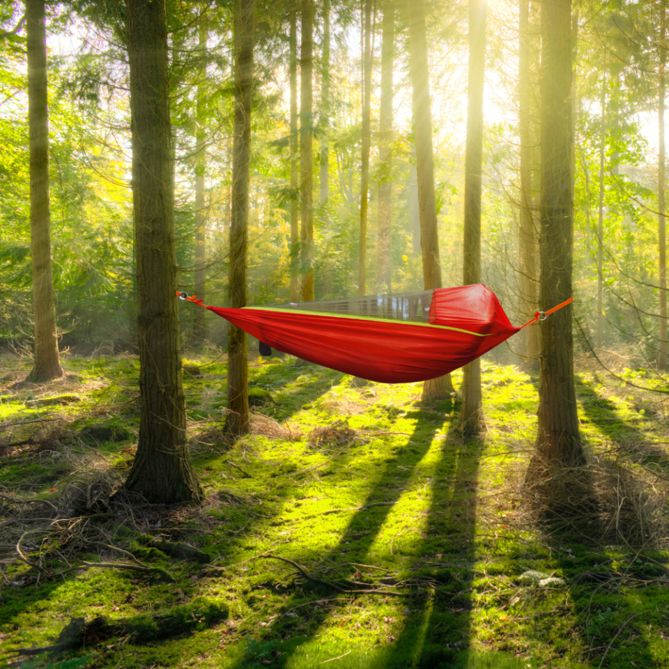 CİBİNLİKLİ MEKANİZMALI HAMAK TURUNCU