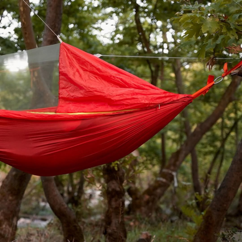 CİBİNLİKLİ MEKANİZMALI HAMAK TURUNCU