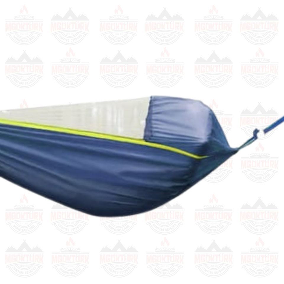 CİBİNLİKLİ MEKANİZMALI HAMAK MAVİ