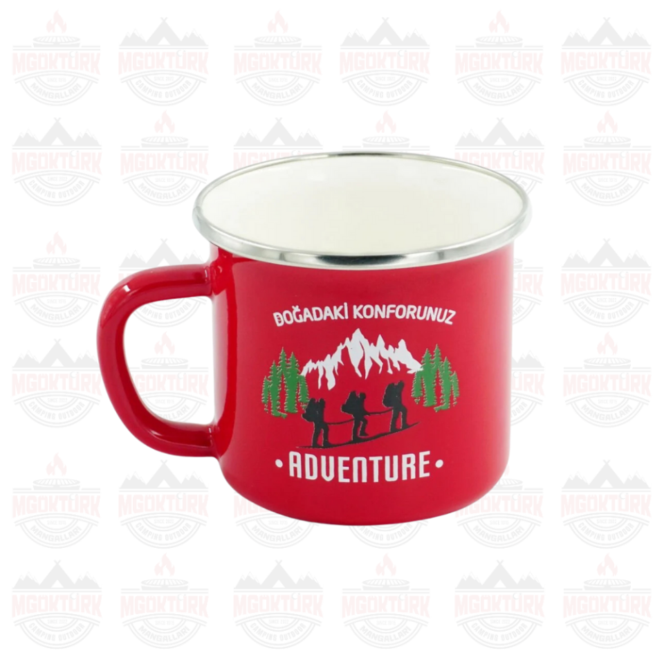 EMAYE KUPA 180 ML ADVENTURE KIRMIZI