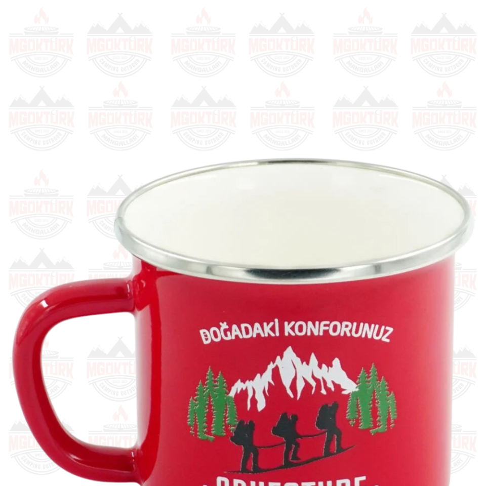 EMAYE KUPA 180 ML ADVENTURE KIRMIZI