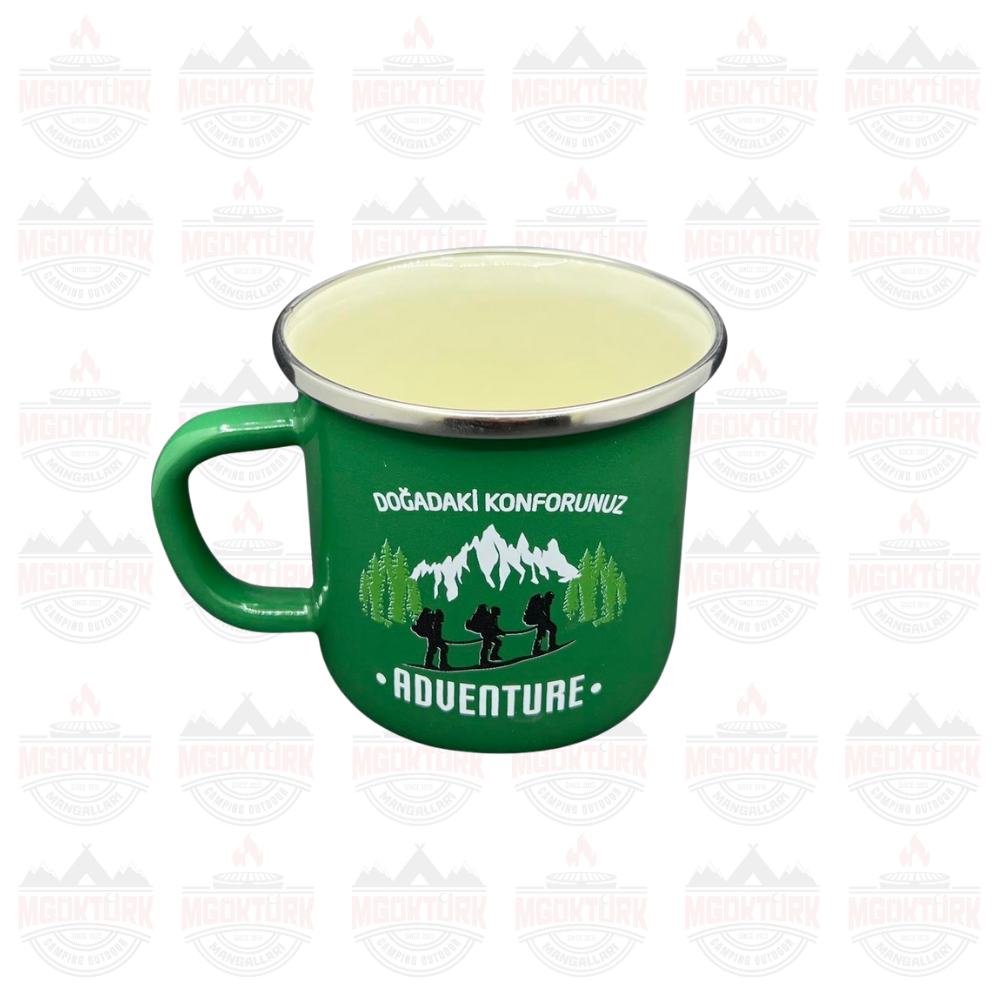 EMAYE KUPA 180 ML ADVENTURE YEŞİL