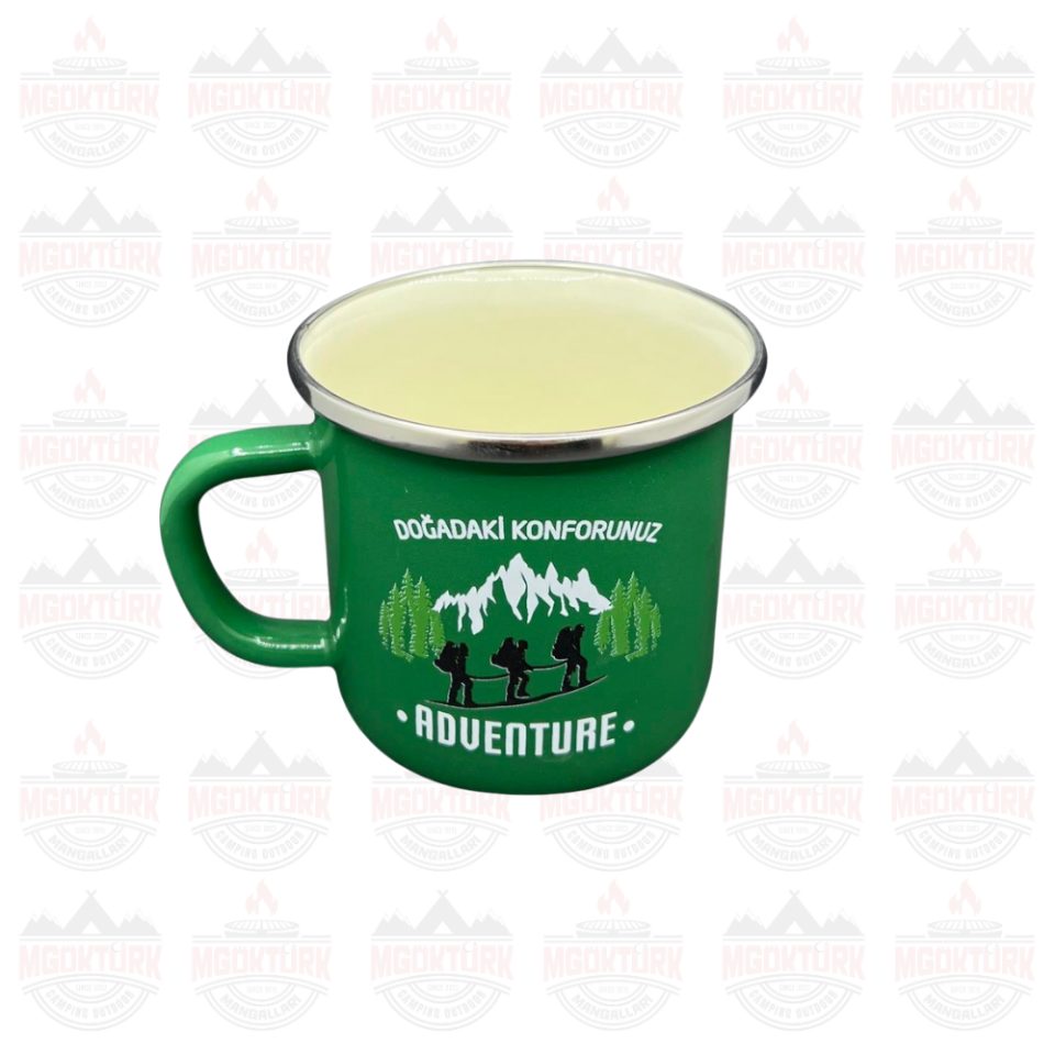 EMAYE KUPA 180 ML ADVENTURE YEŞİL
