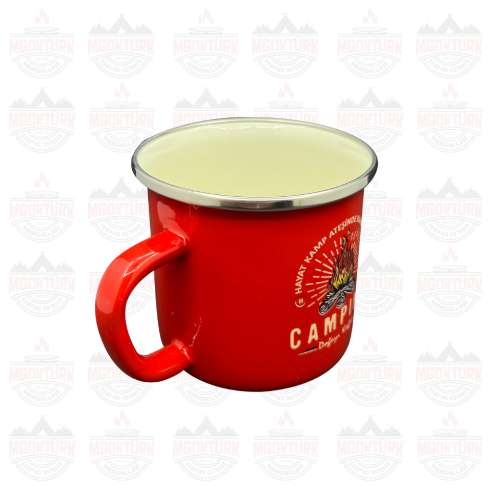 EMAYE KUPA 180 ML CAMPING KIRMIZI