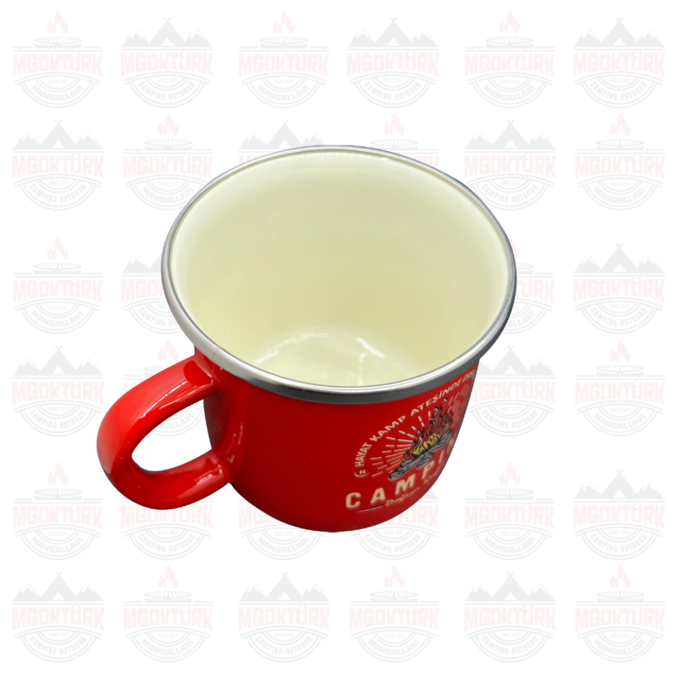 EMAYE KUPA 180 ML CAMPING KIRMIZI
