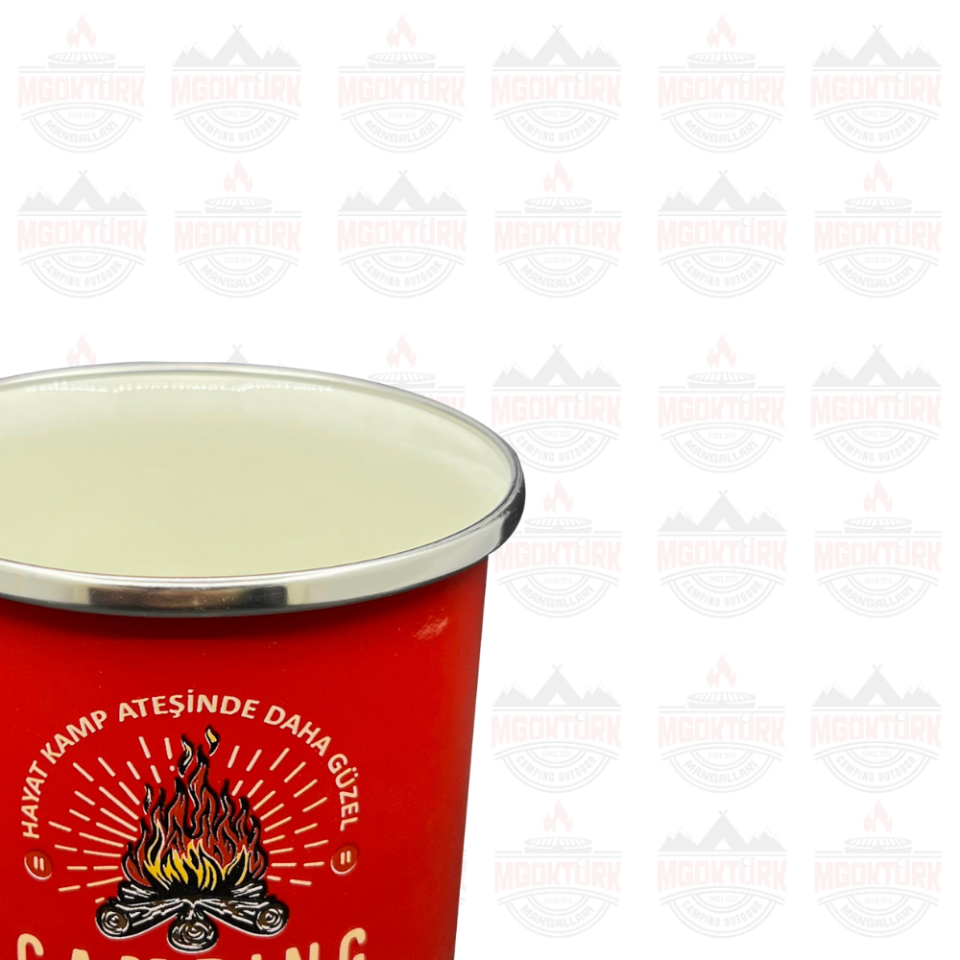 EMAYE KUPA 180 ML CAMPING KIRMIZI