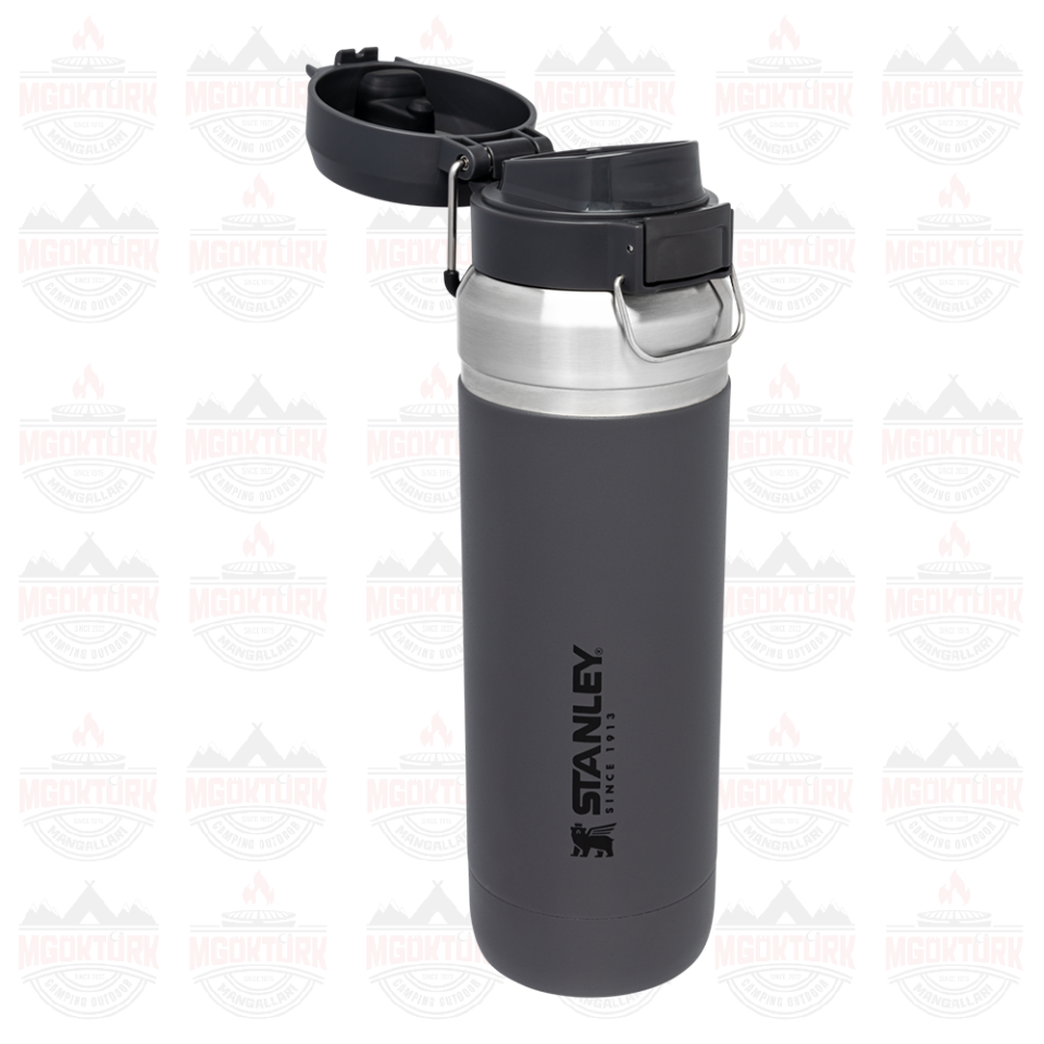 The Quick-Flip Water Bottle 1.06L / 36oz Charcoal 10-09150-063 / 6939236410885