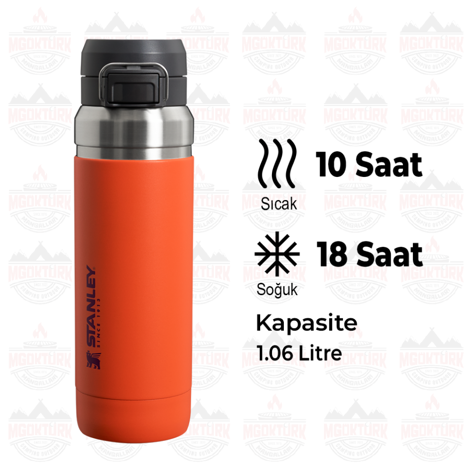 The Quick-Flip Water Bottle 1.06L / 36oz Tigerlily 10-09150-086 / 1210001959583