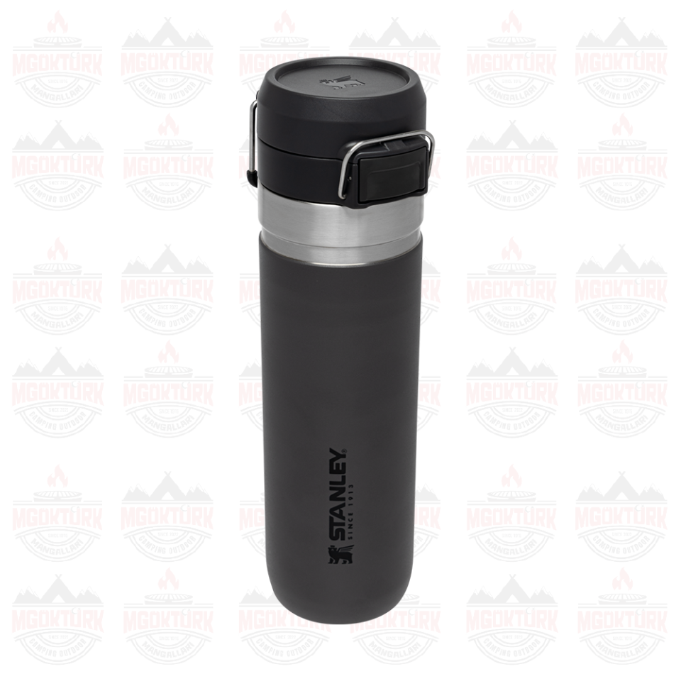 The Quick-Flip Water Bottle 0.7L / 24oz Charcoal 10-09149-030 / 6939236382663