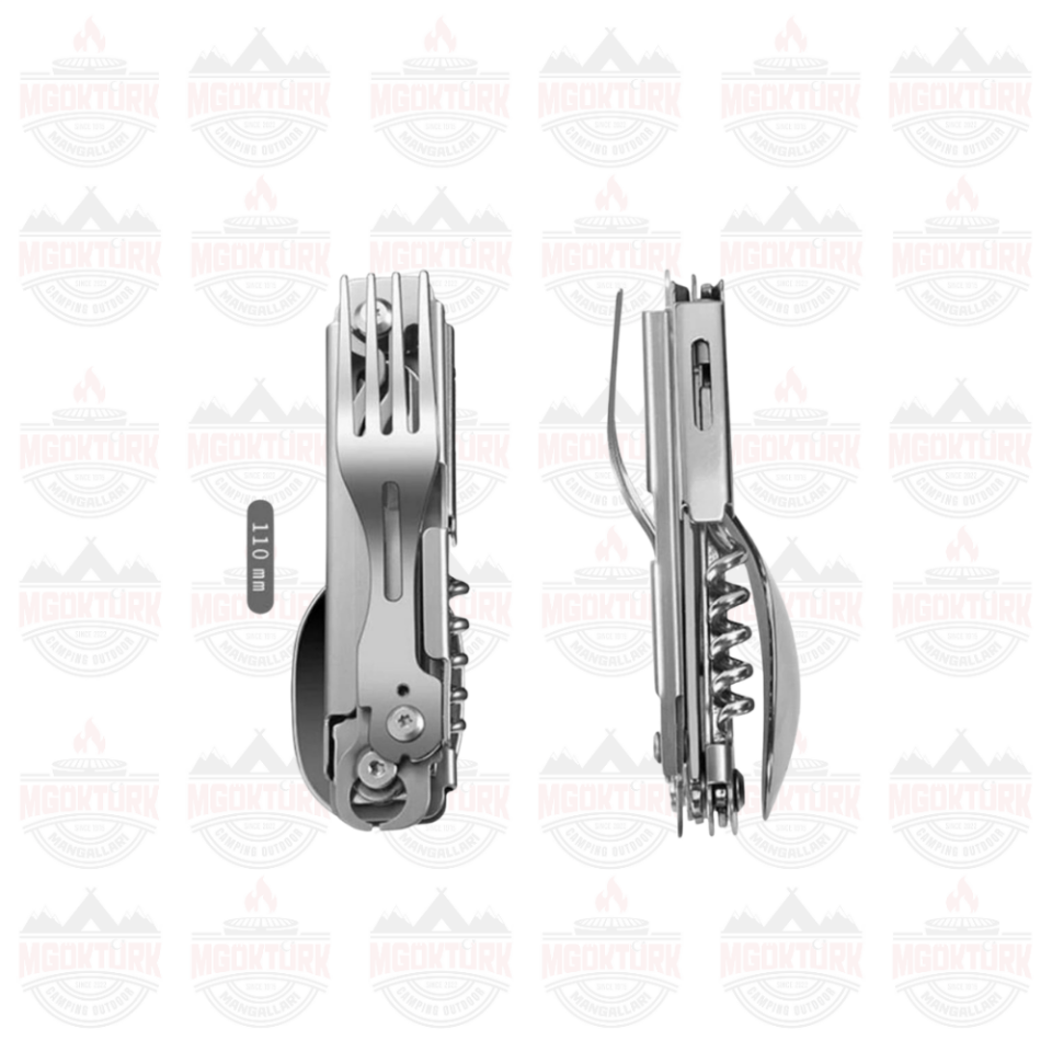 Grand Harvest GHKS002 Multi Fonksiyonel Çatal Bıçak Kaşık Tirbüşon Set