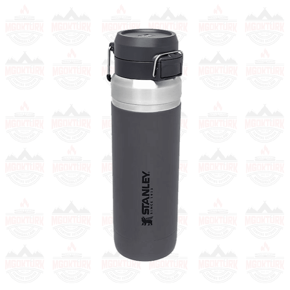 The Quick-Flip Water Bottle 0.47L / 36oz Charcoal 10-09148-025 / 6939236382700