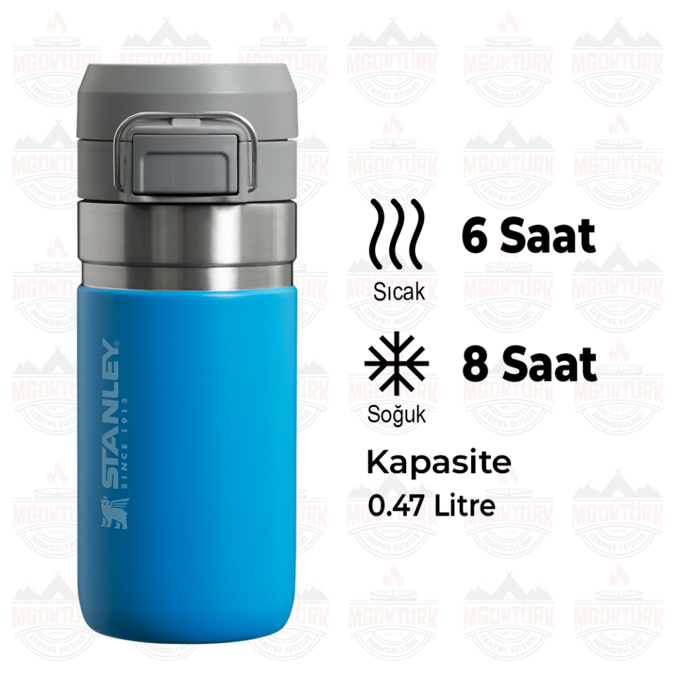 The Quick-Flip Water Bottle 0.47L / 36oz Azure 10-09148-095 / 1210001959590