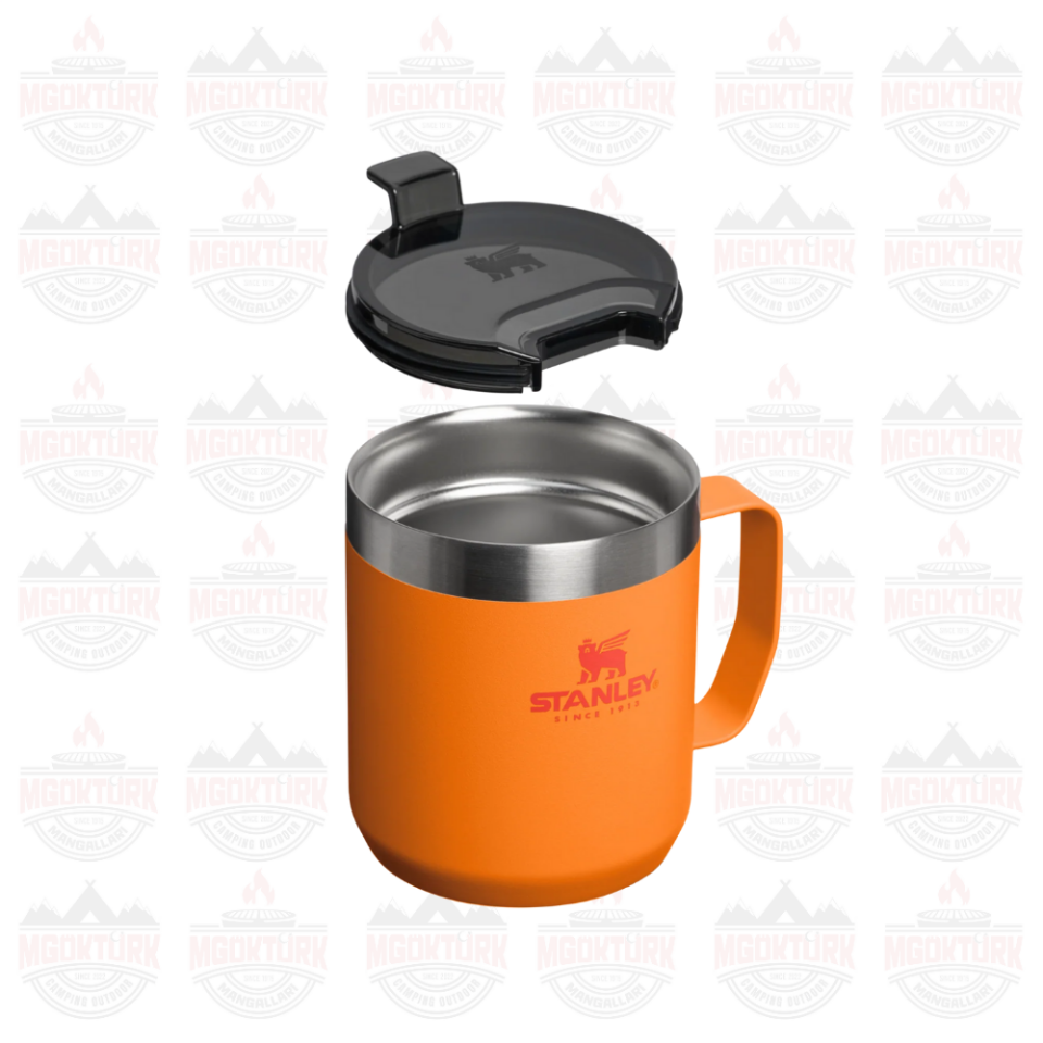 The Stay-Hot Camp Mug .35L / 12oz Goldenrod Coral