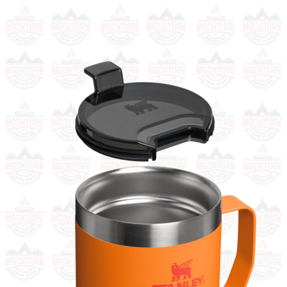 The Stay-Hot Camp Mug .35L / 12oz Goldenrod Coral