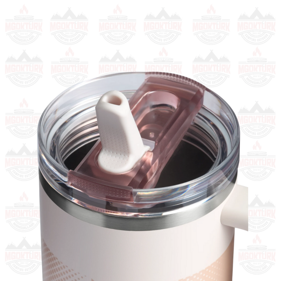 The Quencher ProTour Flip Straw Tumbler 1.18L / 40oz Rose Quartz Fade