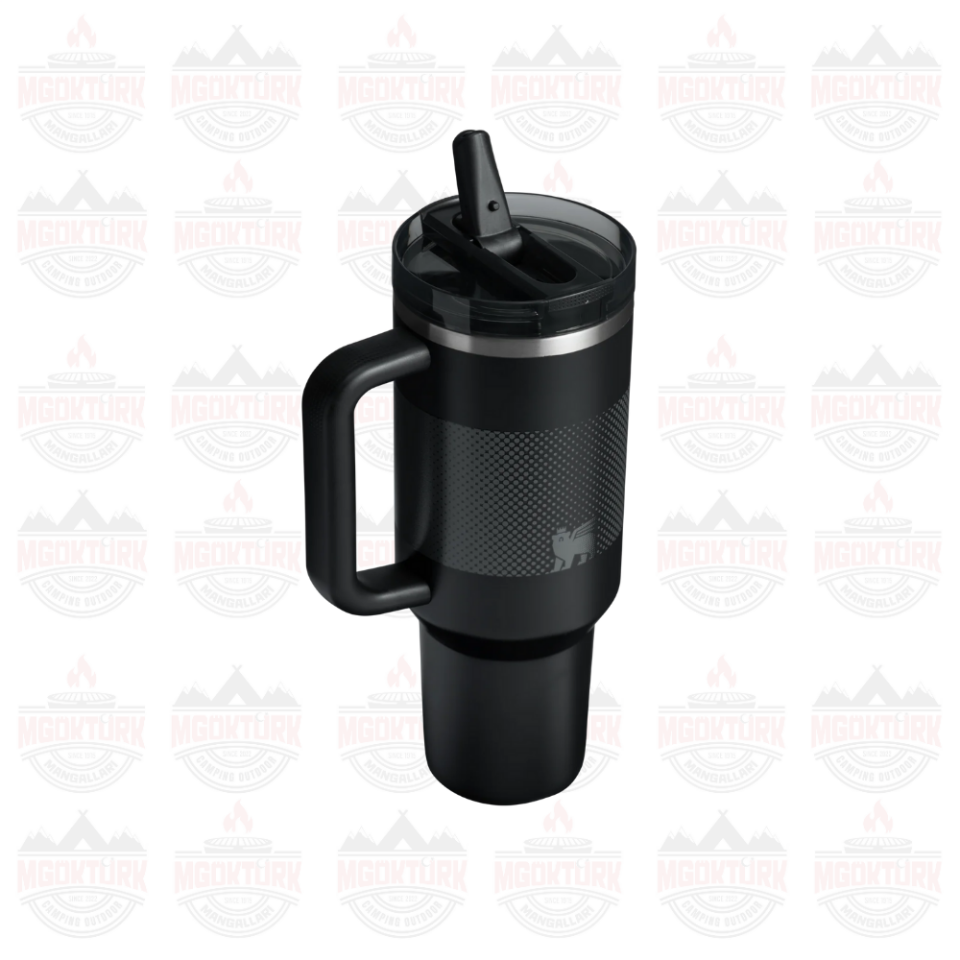 The Quencher ProTour Flip Straw Tumbler 1.18L / 40oz Black Fade