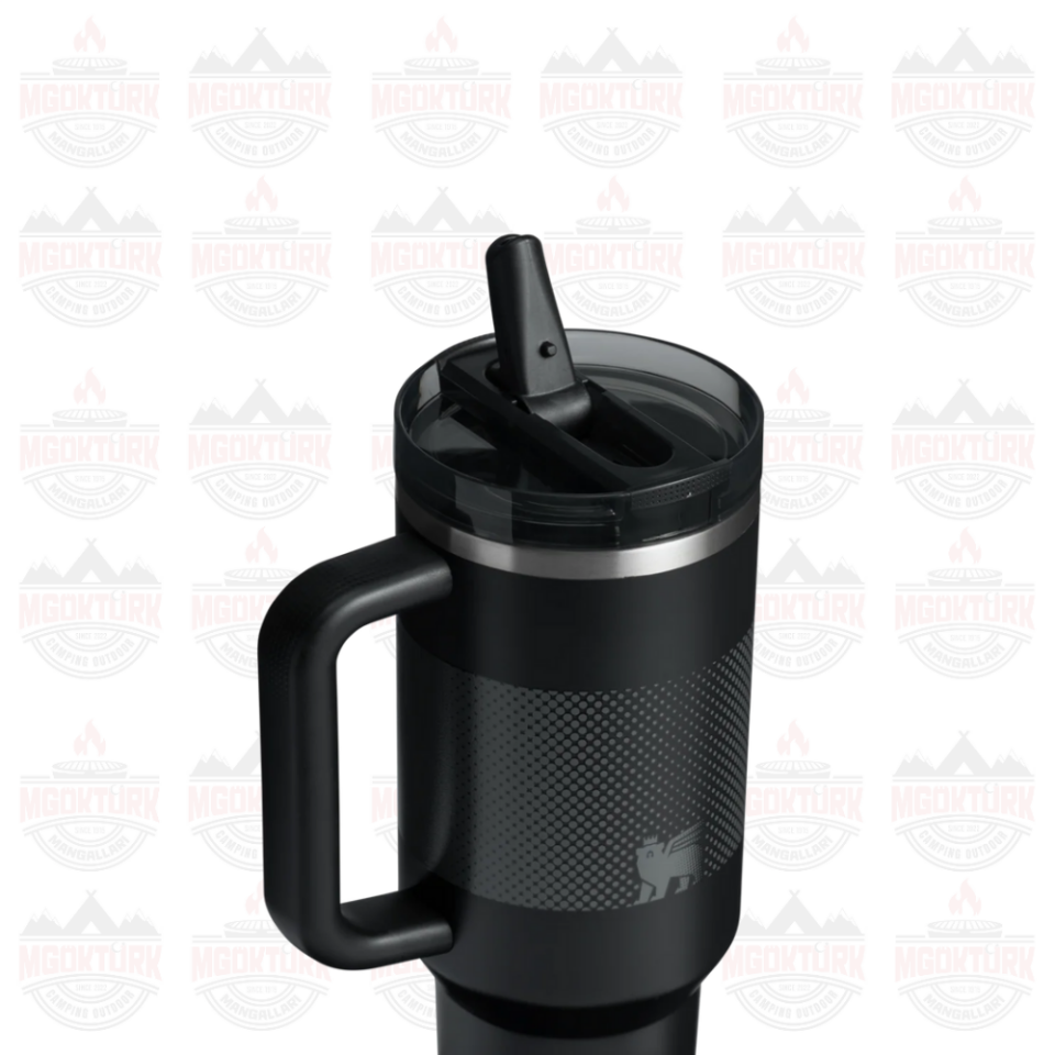 The Quencher ProTour Flip Straw Tumbler 1.18L / 40oz Black Fade