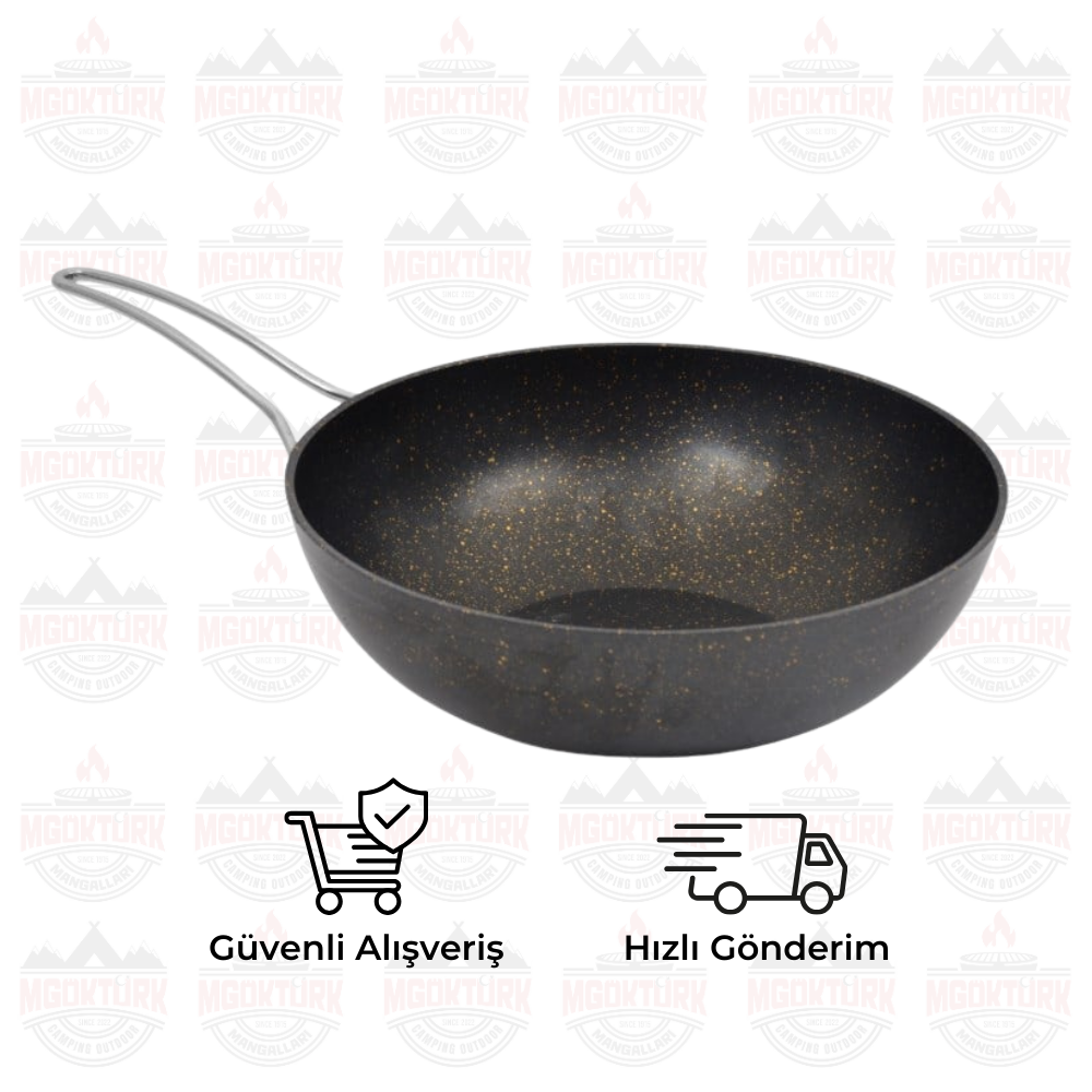 GRANİT DÖKÜM WOK TAVA 28 CM