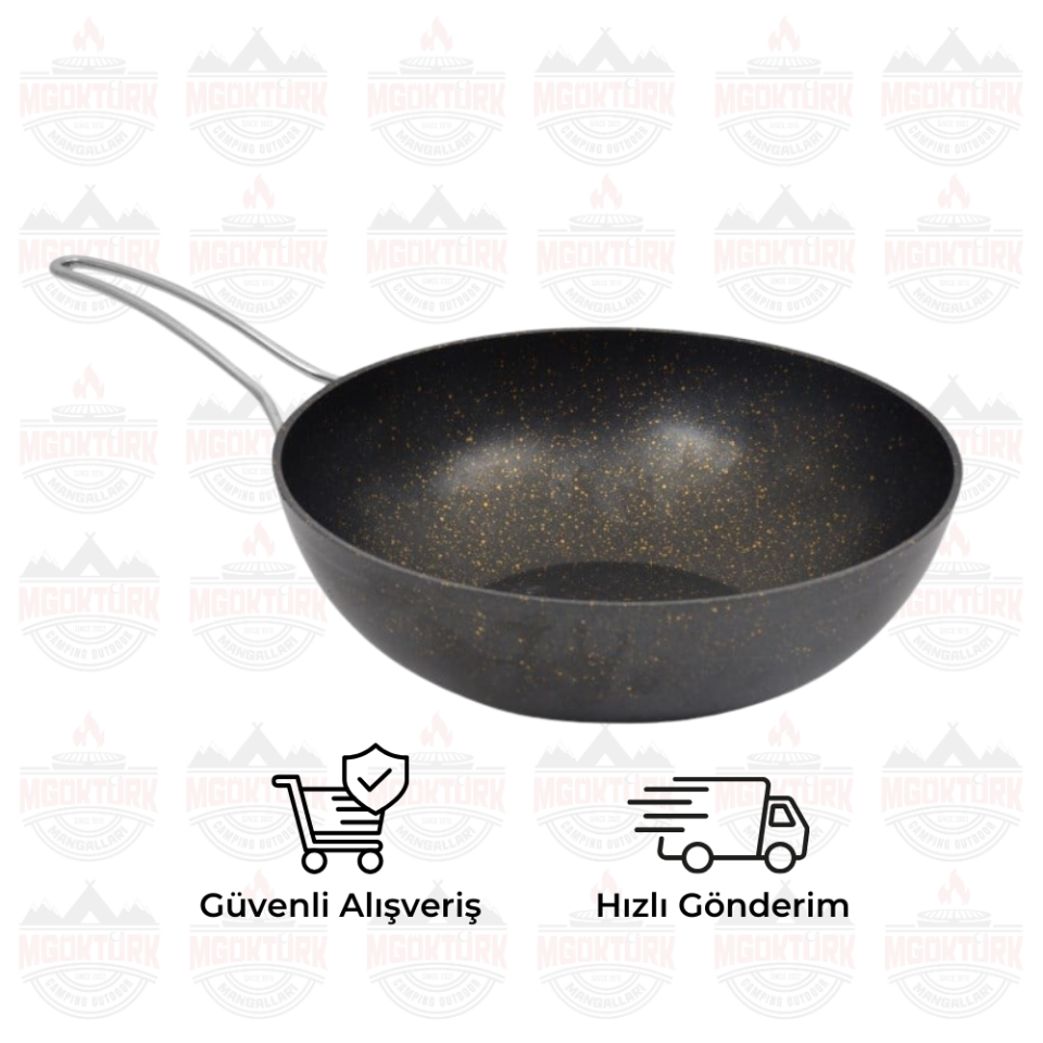 GRANİT DÖKÜM WOK TAVA 28 CM