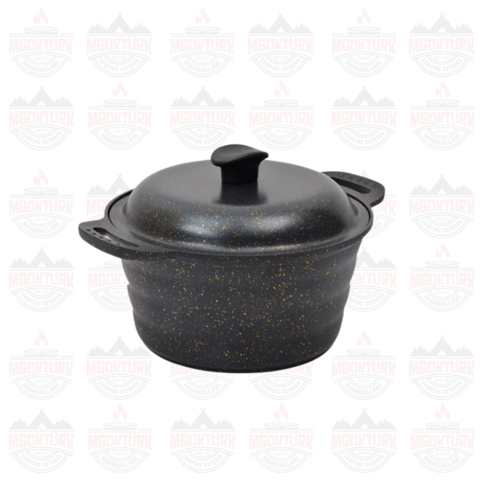 GRANİT DÖKÜM KAMP TENCERESİ 24 CM