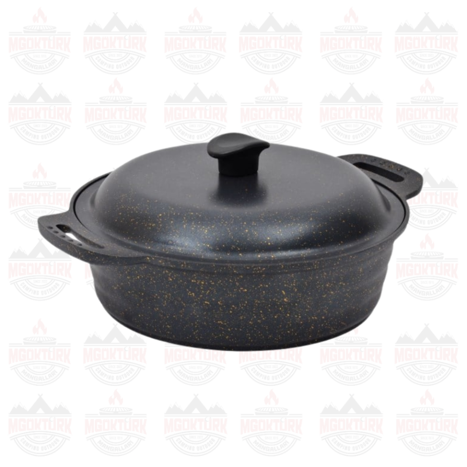 GRANİT DÖKÜM KAMP TENCERESİ 28 CM