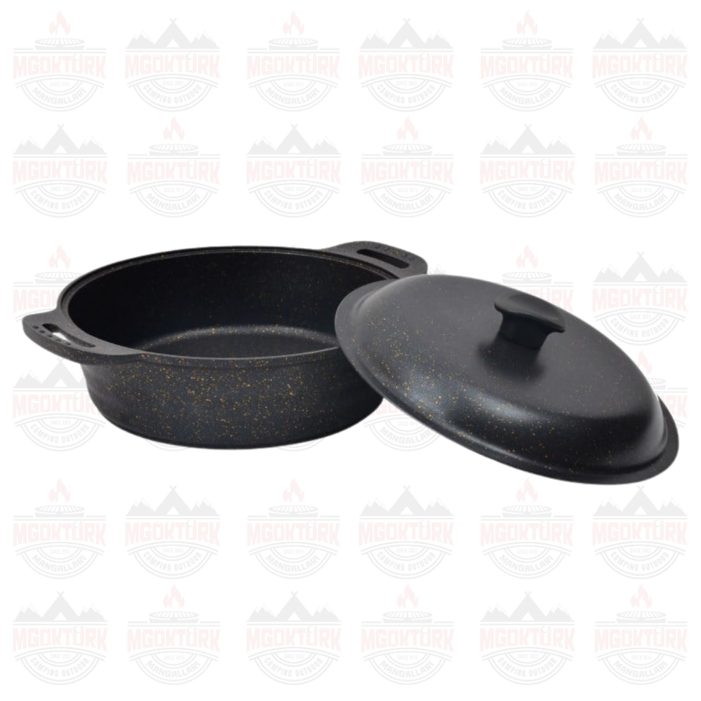 GRANİT DÖKÜM KAMP TENCERESİ 28 CM
