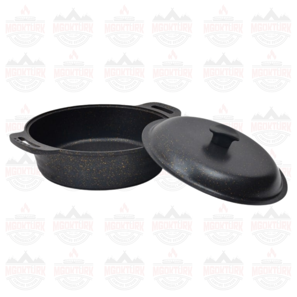 GRANİT DÖKÜM KAMP TENCERESİ 28 CM