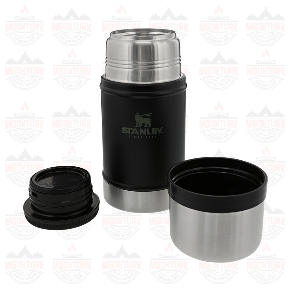 The Legendary Food Jar 0.7L / 24oz Matte Black Pebble 10-07936-004 / 6939236348027