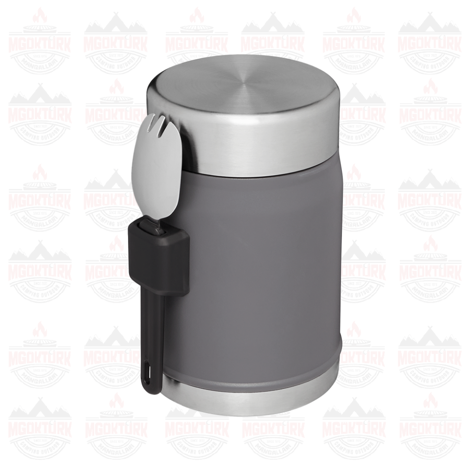 The Legendary Food Jar + Spork 0.4L / 14oz Charcoal 10-09382-082 / 6939236418256