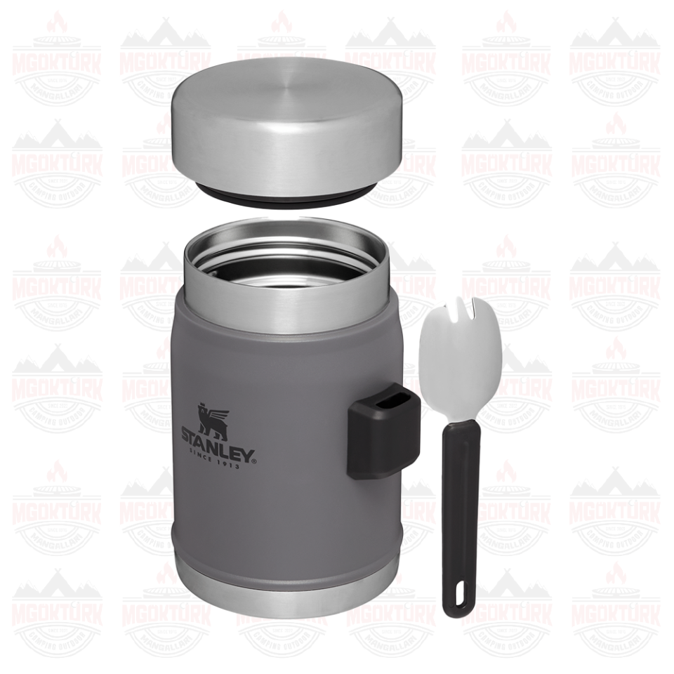 The Legendary Food Jar + Spork 0.4L / 14oz Charcoal 10-09382-082 / 6939236418256
