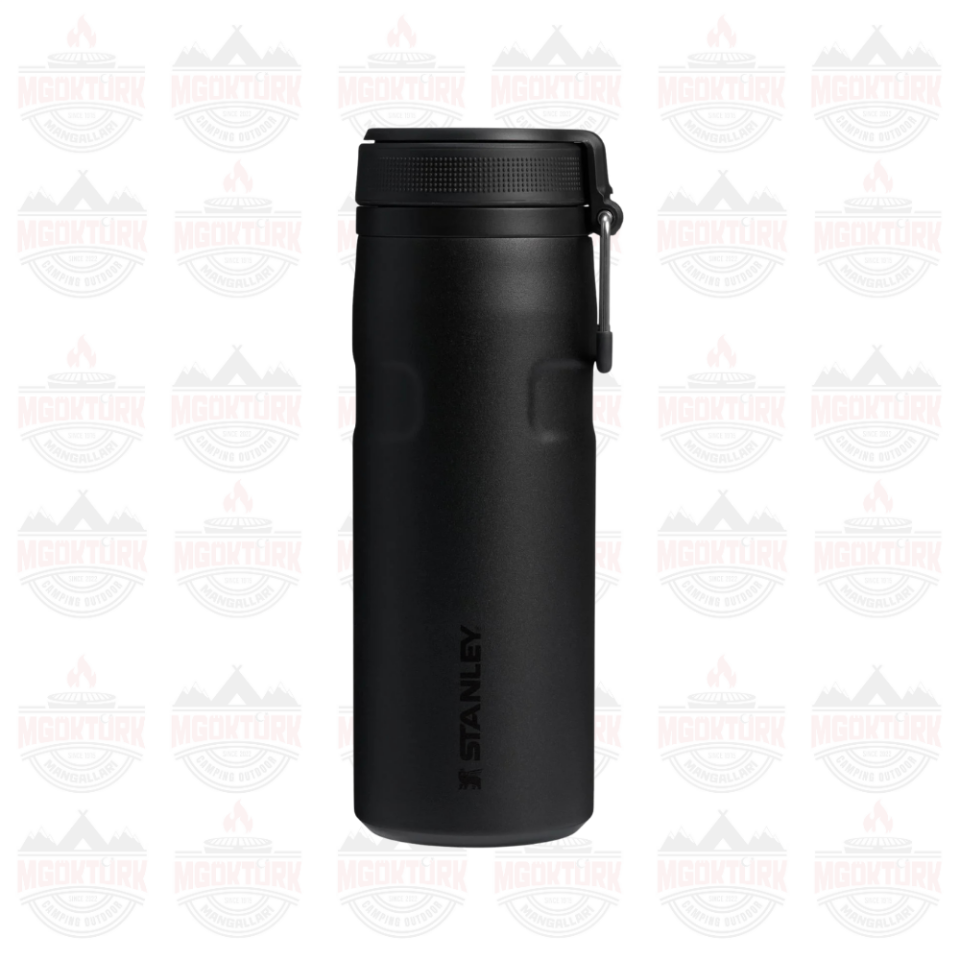 The IceFlow™ Bottle Flip Straw 2.0 0.47L / 16oz Black 2.0