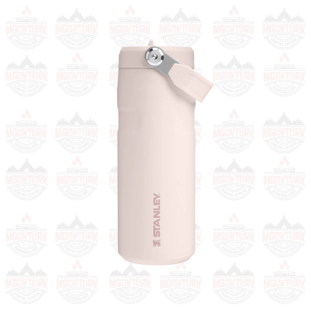 The IceFlow™ Bottle Flip Straw 2.0 0.47L / 16oz Rose Quartz