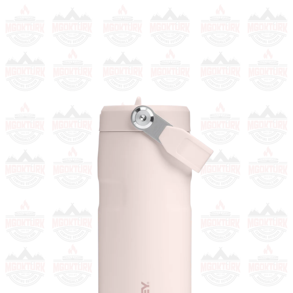 The IceFlow™ Bottle Flip Straw 2.0 0.47L / 16oz Rose Quartz