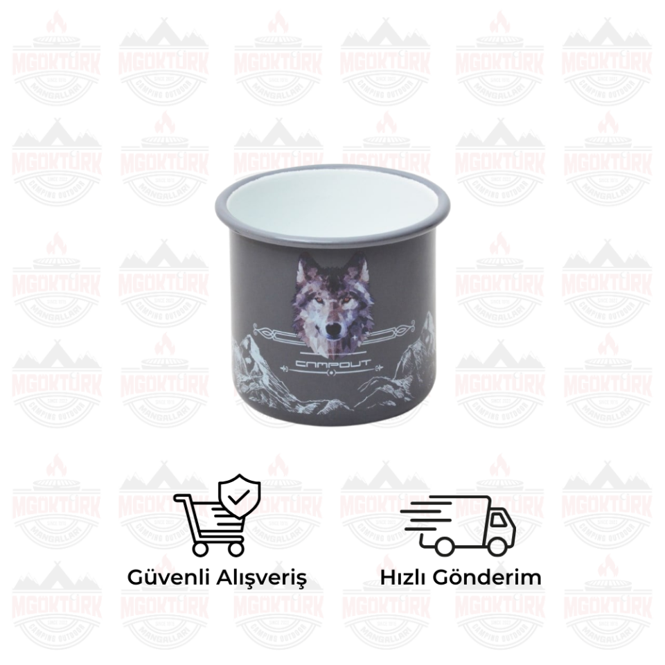 CAMPOUT EMAYE KUPA GRİ