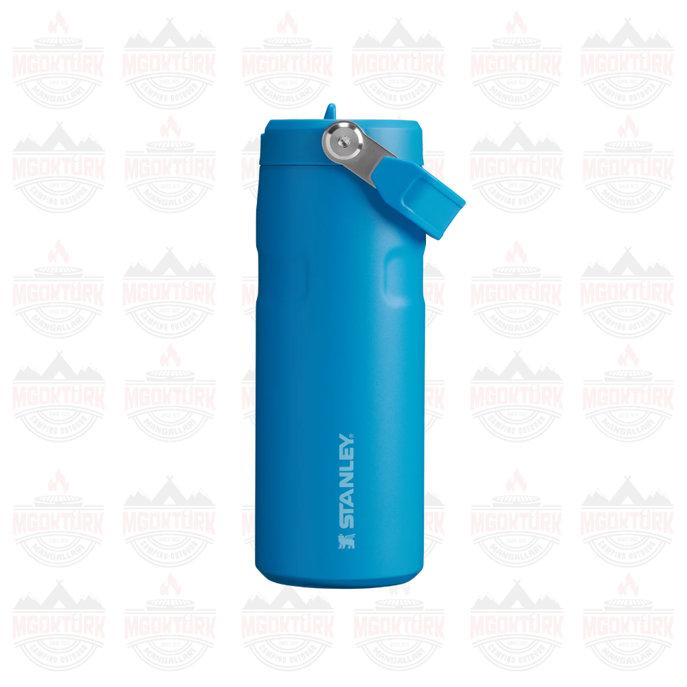 The IceFlow™ Bottle Flip Straw 2.0 0.47L / 16oz Azure