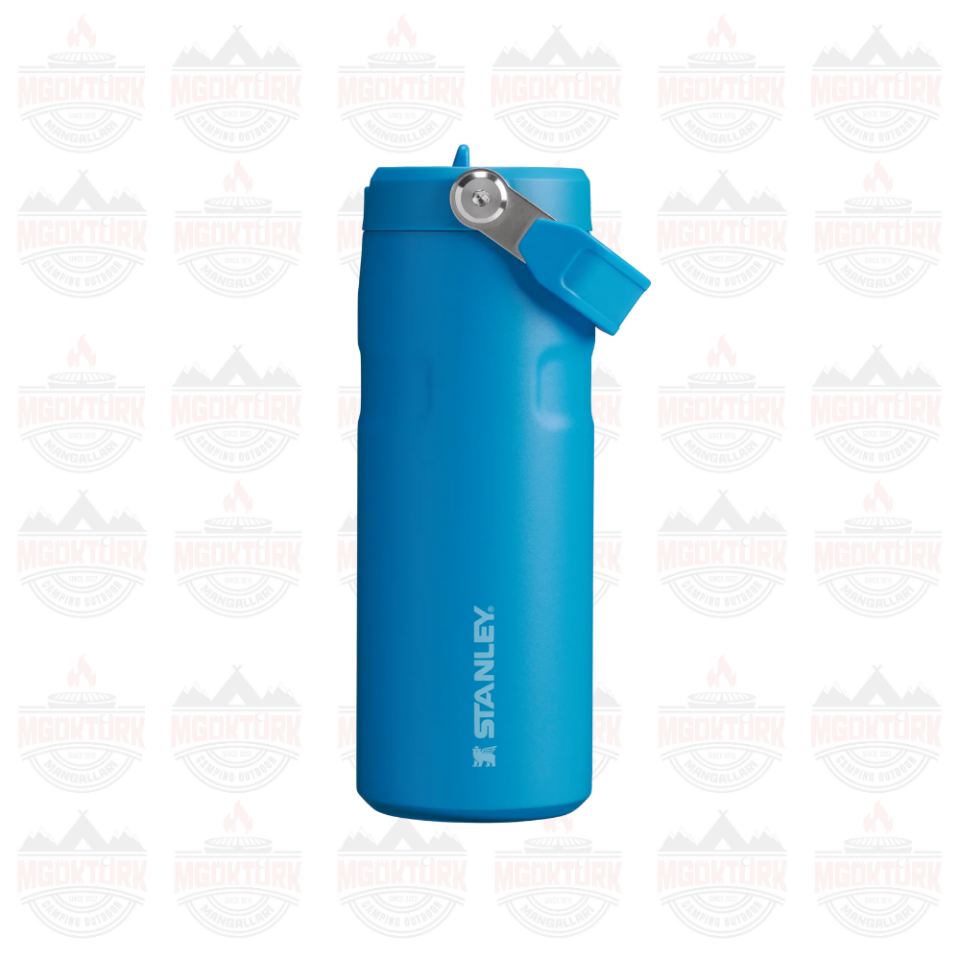 The IceFlow™ Bottle Flip Straw 2.0 0.47L / 16oz Azure