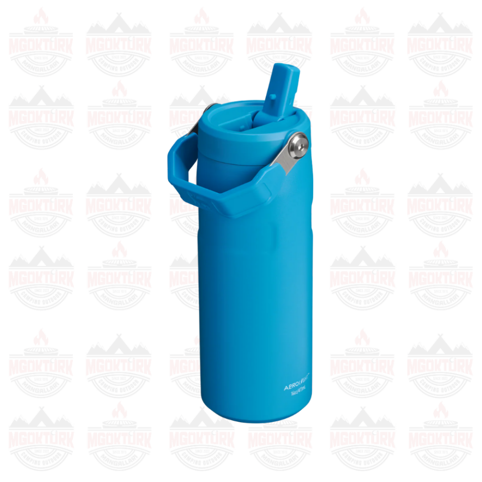 The IceFlow™ Bottle Flip Straw 2.0 0.47L / 16oz Azure