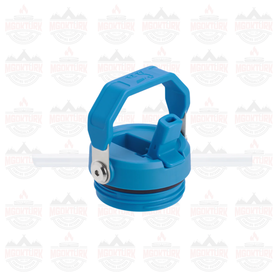The IceFlow™ Bottle Flip Straw 2.0 0.47L / 16oz Azure